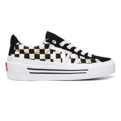 Vans Checkerboard Sid NI - Kadın Spor Ayakkabı (Siyah Beyaz)